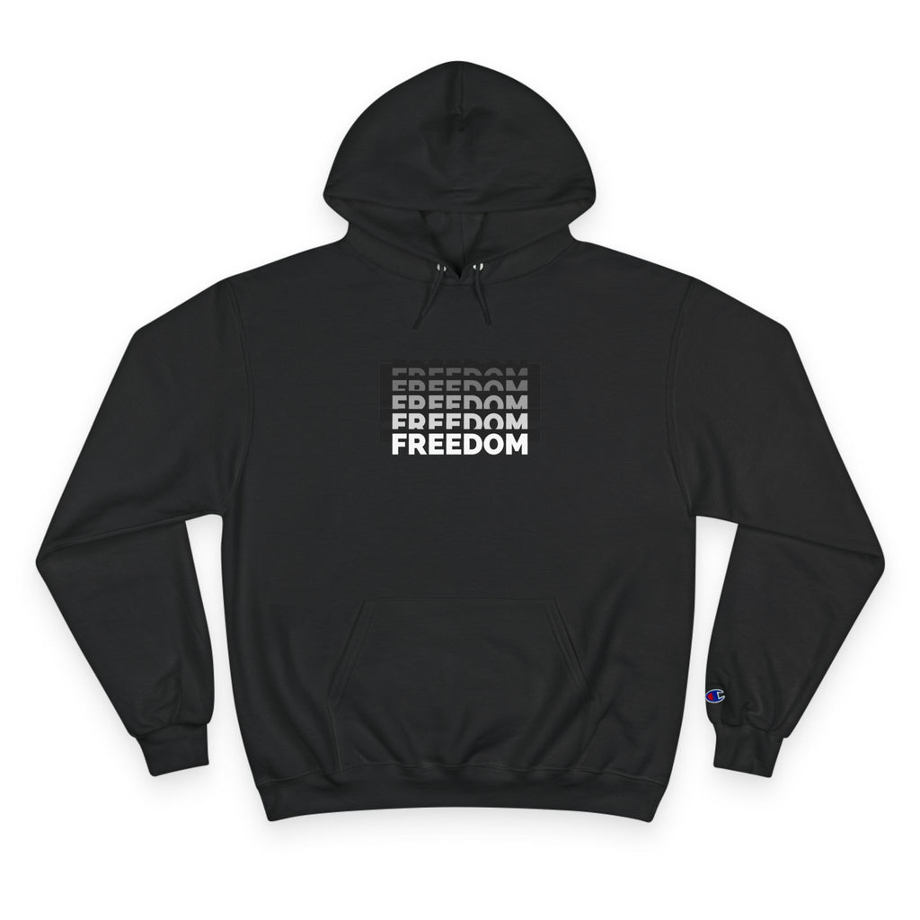 Faith Over Fear Hoodie — 'Freedom' Graphic Champion-Style Pullover