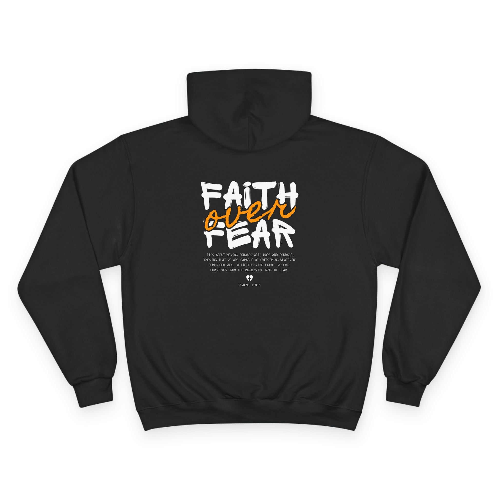 Faith Over Fear Hoodie — 'Freedom' Graphic Champion-Style Pullover
